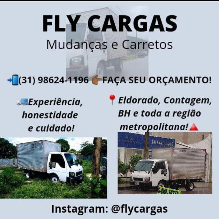 Transporte de Mudanças no Bairro Retiro em Contagem MG